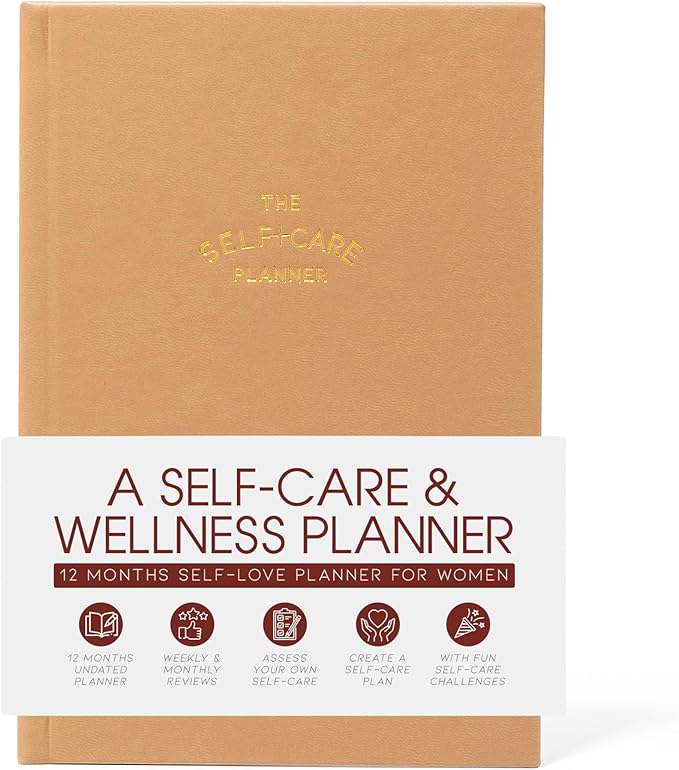 Self Care Planner by epic self - Undated Wellness Planner, 48 Weeks - Self-Love, and Habit Tracker for Women - Prioritize Your Well-being in 2024 - Daily & Weekly Reflection Pages