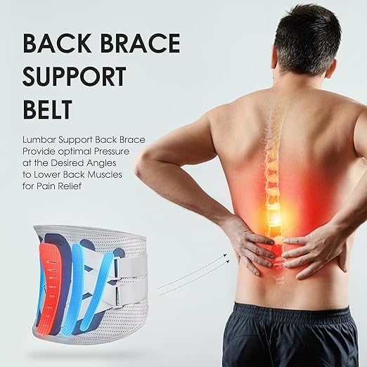 Elastic Abdominal Binder Lower Waist Support Belt, Post Surgery Postpartum Belly Band Wrap Back Support Belt Stomach Compression Wrap Waist Recovery for Men and Women (Medium)