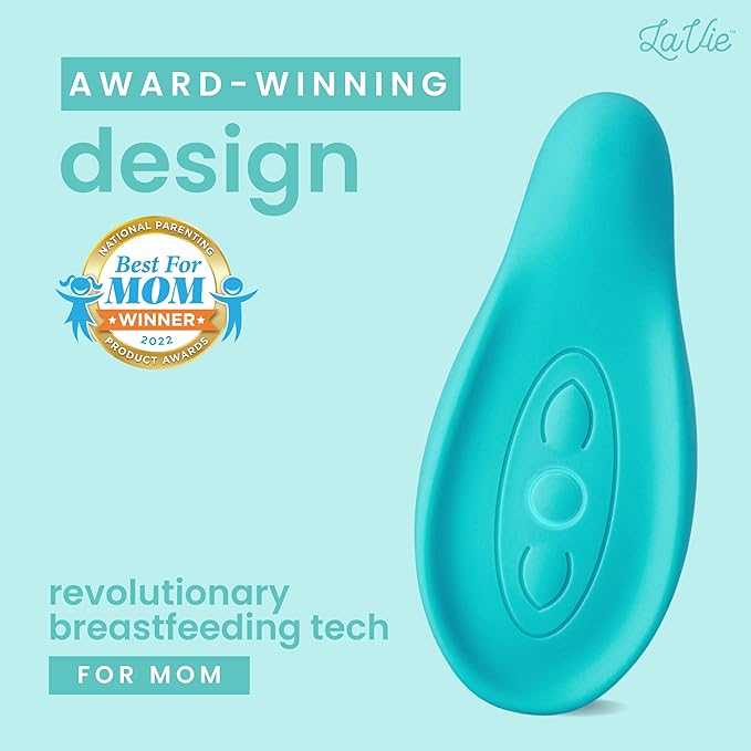 Lactation Massager - Patented Breastfeeding Relief, Boost Milk Flow & Ease Discomfort from Clogged Ducts, Engorgement, Mastisis - Postpartum Essentials for Nursing Moms - HSA/FSA Medical Device
