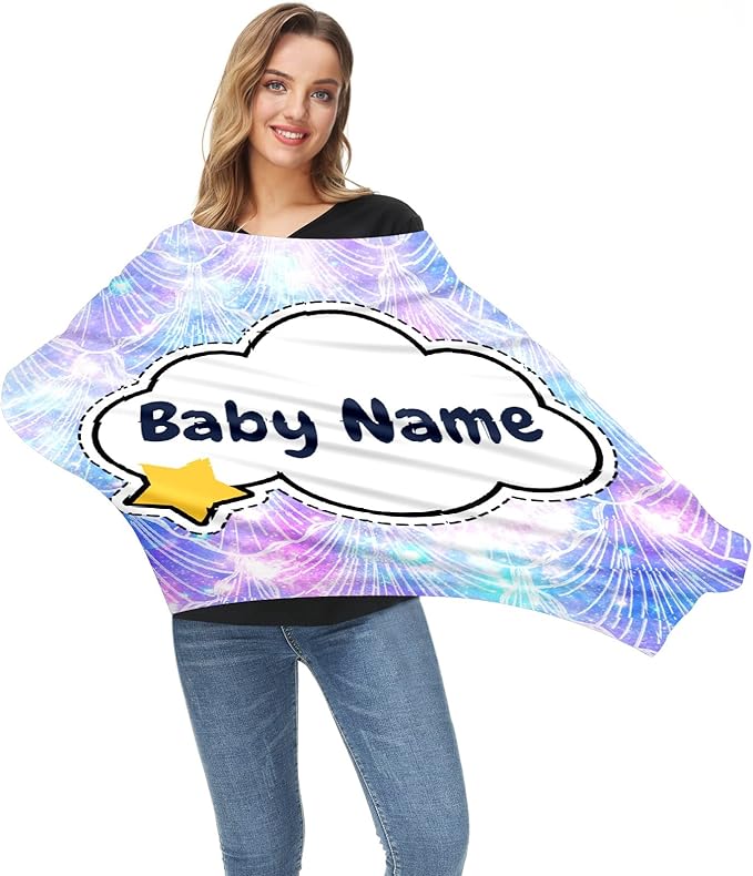 Baby Car Seat Stroller Cover Nursing Cover New Mom Breastfeeding Scarf Soft Stretchy Infant Carrier Cover Car Canopy Coverage