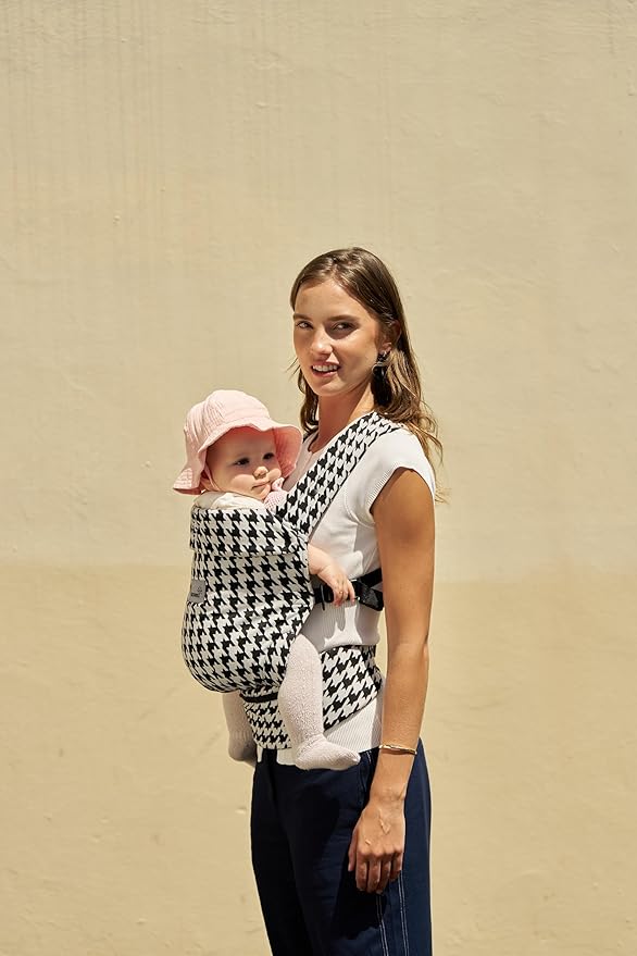 GROWNSY Baby Carrier Newborn to Toddler, Ergonomic Baby Toddler Carrier Slings Wraps with Head Support, Easy to Wear, Infant Carrier Baby Gift, Travel and Hiking Friendly,for 7 to 44 lb(Houndstooth)
