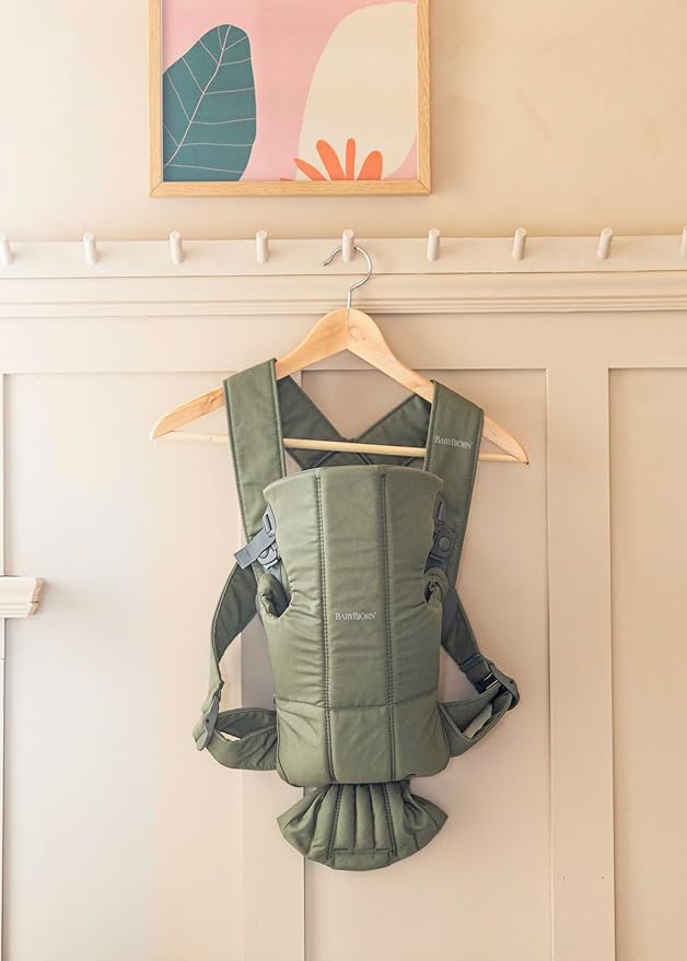 BabyBjörn Baby Carrier Mini, Woven, Dark Green