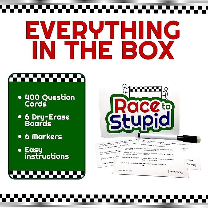 Trivia Card Game – Family Games for Adults & Teens, Hilarious Party Games for Family Game Night Fun, Educational & Challenging Trivia Cards & Adult Gifts for Birthdays & Celebrations