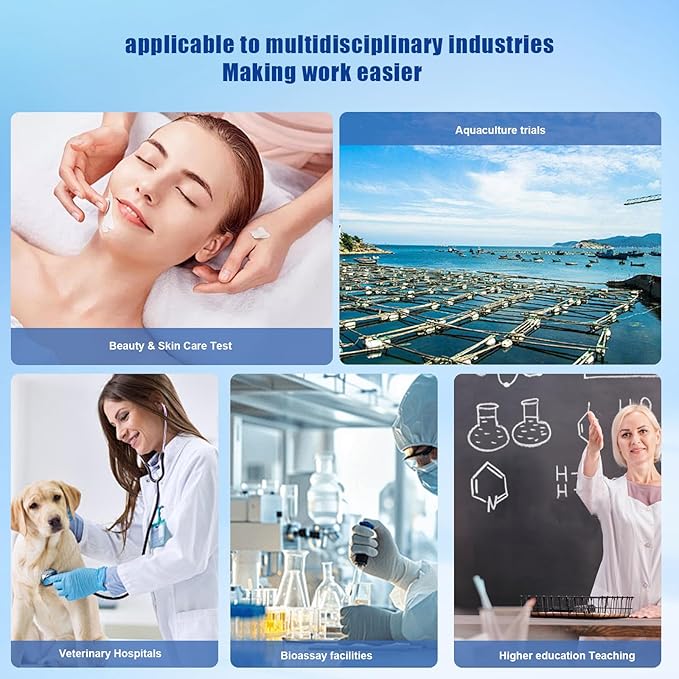 Gray 40-2000X Magnification Compound Microscope for Adults Kids with Slides, Fill Light - Suitable for Children, Students, Home, School, Laboratory Kit