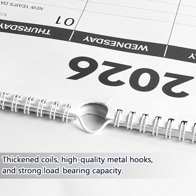 GuassLee Extra Large Wall Calendar 2025-26, 20"x 30" Gaint Vertical Wall Calendar 2025, Jun. 2025 to Dec. 2026, 19-Month Paper Hanging Planner Wall with Julian Date for Office Home