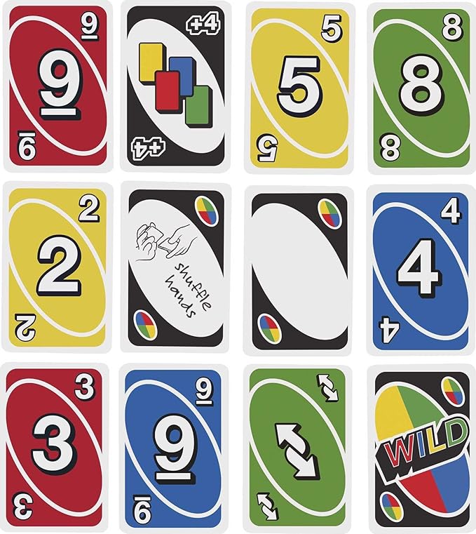 Mattel Games UNO Card Game for Family Night with Cards Specially Designed for Left-Handed Players in Collectible Tin Box