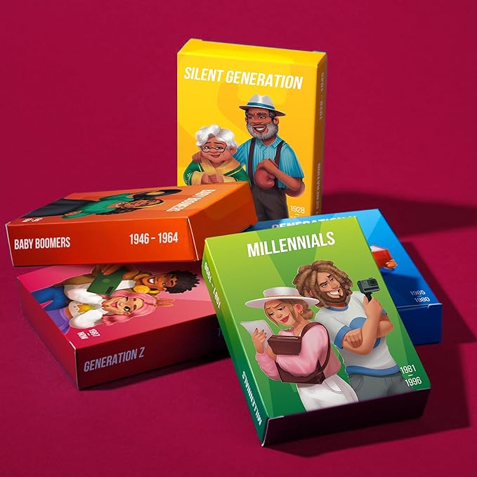 QUOKKA OK Boomer Family Generation Game Volume III - Board Game for Family Night - Trivia Card for Adults and Kids - Fun Party Millennials vs Boomers for Ages 12+