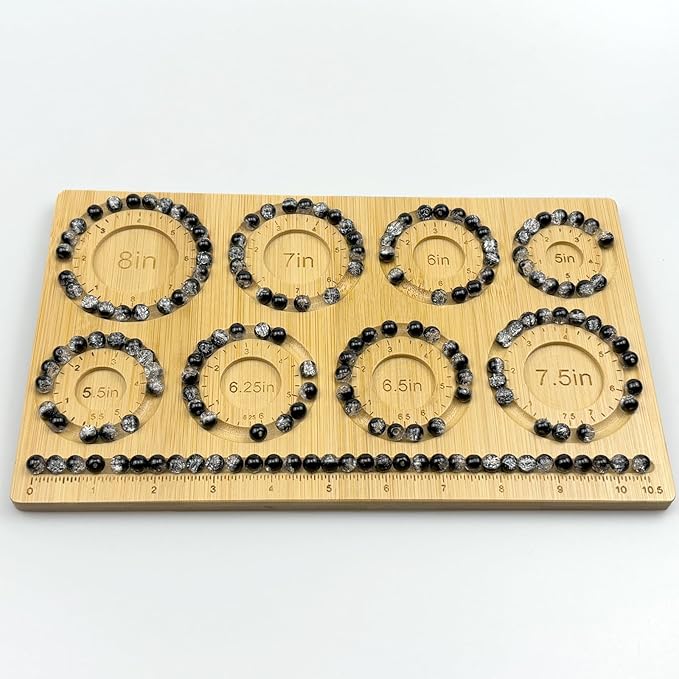 Petoysoso Bead Boards for Jewelry Making, Bamboo Beading Board for Jewelry Bracelet Making, Bracelet Bead Board, Bracelet Bead Board for Bracelet, Jewelry Making Supplies,DIY Bead Tray Bracelet Tray