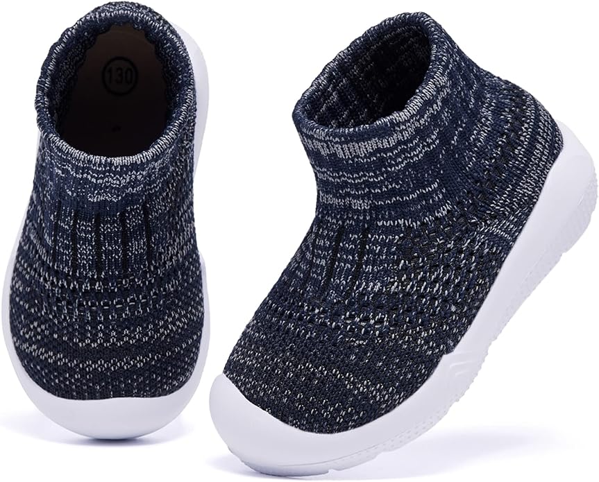 MORENDL Toddler Sock Shoes Baby Walking Shoes Infant Slippers Boys & Girls Non-Slip Sneakers