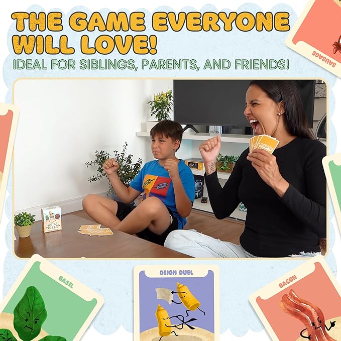 Family Card Game - Fun Game for Kids, Families, Teens, and Adults. Easy, Fast-paced. 2-6 Players Ages 5+. Birthday Gifts, Parties, Game Night, Travel, Camping, Stocking Stuffers.