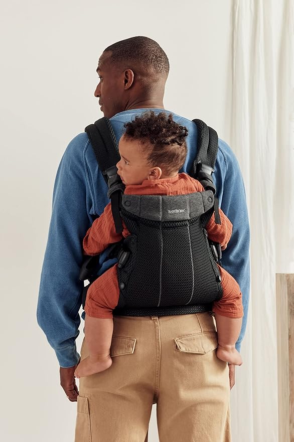 BabyBjorn Baby Carrier Harmony, 3D Mesh, Black