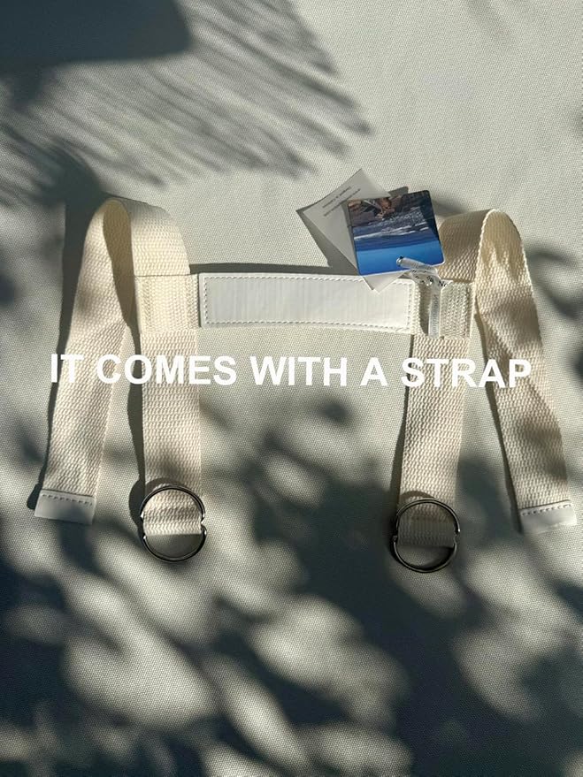 4’9” x 6’3” White Lightweight Water-Resistant Canvas Mat – Picnic, Outdoor, Beach, Park, Camping, Toy Mat