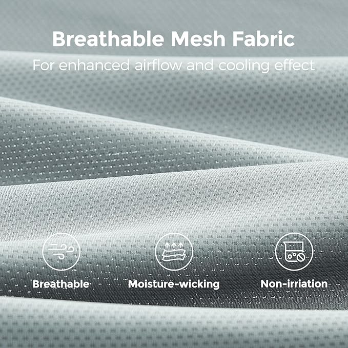 Momcozy Newborn Baby Carrier - Ergonomic, Cozy and Lightweight Carrier for 7-24lbs, Adjustable Neck Support with Sunshield, Breathable Airmesh Perfect for Summer Outing, Silver Grey