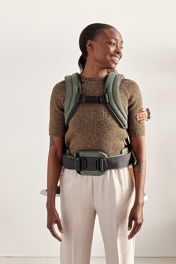 BabyBjörn Baby Carrier Harmony, Dark Green, 3D Mesh | 3-in-1 Ergonomic Baby Carrier; Newborn, Facing-in, Outward-Facing, and Back Carrying Positions Supported (7-40 lbs), Newborn to Toddler