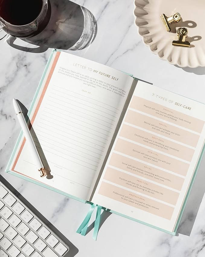Self Care Planner by epic self - Undated Wellness Planner, 48 Weeks - Self-Love, and Habit Tracker for Women - Prioritize Your Well-being in 2024 - Daily & Weekly Reflection Pages