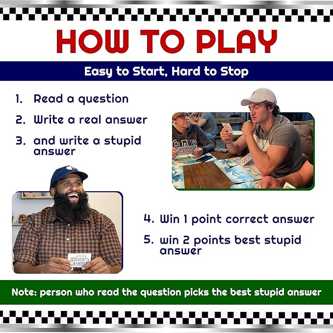 Trivia Card Game – Family Games for Adults & Teens, Hilarious Party Games for Family Game Night Fun, Educational & Challenging Trivia Cards & Adult Gifts for Birthdays & Celebrations