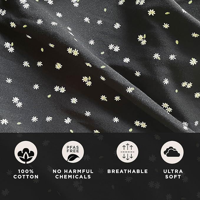 Moby Baby Wrap Carrier Classic for Newborns to Toddlers (8-33lbs), Infant Sling Carrier, Lightweight & Hands Free Design, Adjustable for All Body Types (Desert Daisy)