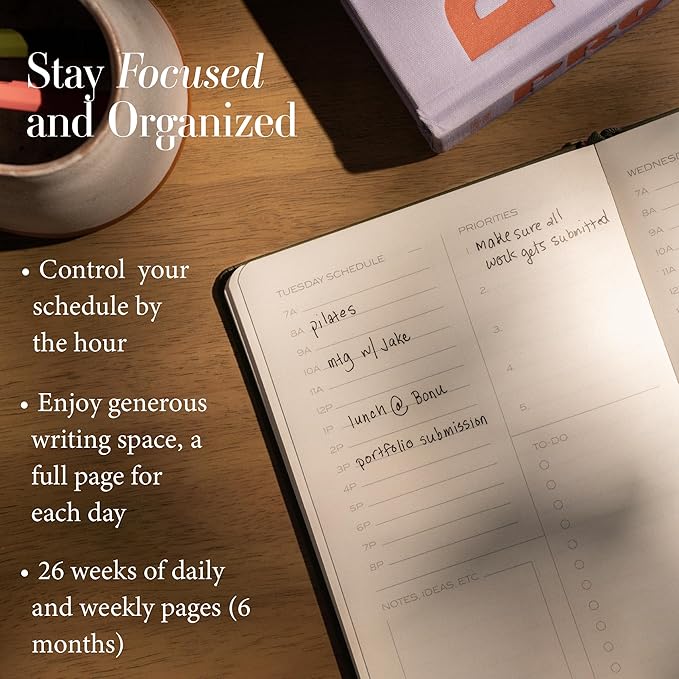 Anecdote 2026 Planner: A Monthly, Weekly & Daily Planner 2026 for Planning Your Success - A5 Size Hardcover Start Anytime and Achieve your Goals - Mustard