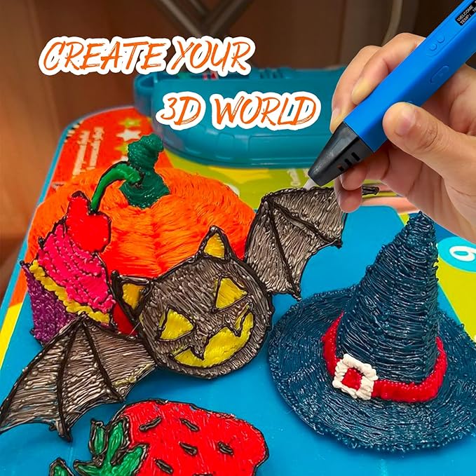 3D Pen Filament Refills 12 Colors Compatible with SCRIB3D MYNT3D PIKA3D 3D Pen for Kids Each Color 10Feet 1.75mm PLA 3D Printing Pen Filament Refills, NOT FIT 3Doodler Start Pen