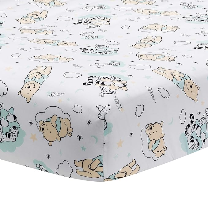 Lambs & Ivy Disney Baby Winnie The Pooh Hugs 3-Piece Nursery Crib Bedding Set
