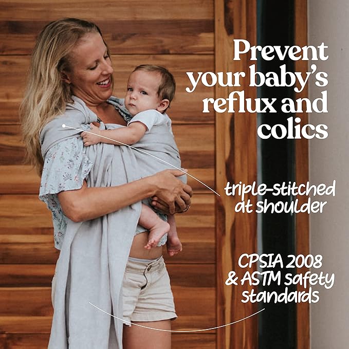 Nalakai Ring Sling Baby Carrier, Soft Linen Baby Sling, Baby Wrap, Comfort, Style, and Giving Back - Carry Your Little One with Love