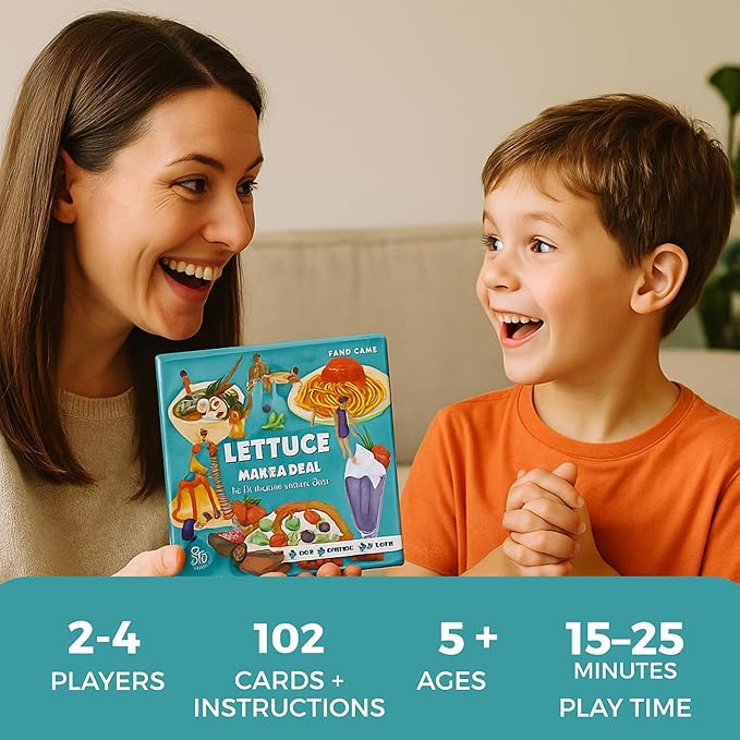 Fast-Paced Summer Card Game for Kids & Adults, 2-4 Players, Ages 5+, Fun Party Game with 102 Cards & Easy Rules – Exciting Collect & Win Strategy, Perfect for Game Nights, Travel & Group Entertainment
