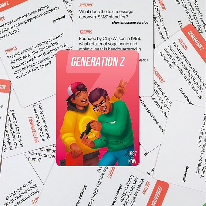 QUOKKA OK Boomer Family Generation Game Volume III - Board Game for Family Night - Trivia Card for Adults and Kids - Fun Party Millennials vs Boomers for Ages 12+