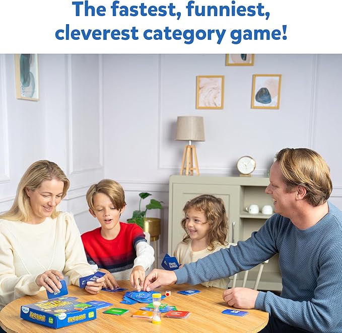 Skillmatics Rapid Rumble - Fast-Paced Board Game for Kids, Teens & Adults, Fun for Family Game Night & Educational Toy, Quick-Thinking Card Game, Gift for Ages 6, 7, 8, 9 & Up