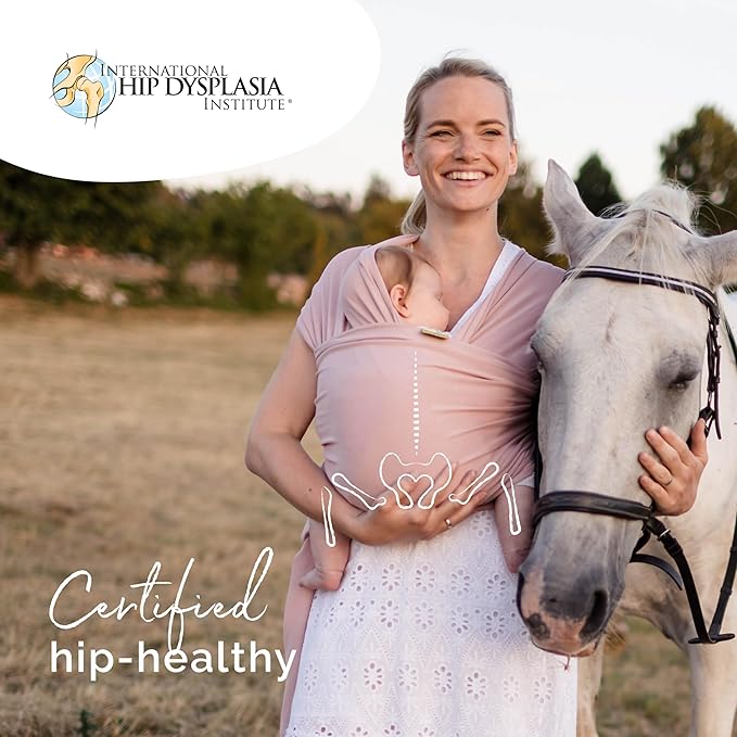 Boba Baby Wrap Carrier – Original Baby Sling Carrier for Newborns (7–35 lbs), Soft, Secure, Hands-Free & Ergonomic, Ideal for Comfortable Bonding, New Parents (Serenity Bloom)