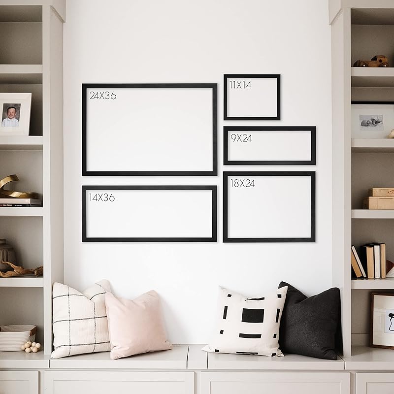 Personalized Dry Erase Wall Calendar with Custom To do list and Notes Organization Sections | Large White board Calendar Dry Erase For Wall (24" W x 18" H, Barnwood Frame)