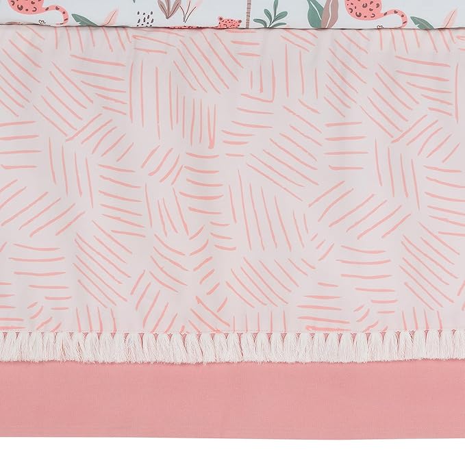 Lambs & Ivy Enchanted Safari Leopard/Lemur Jungle 3-Piece Baby Crib Bedding Set