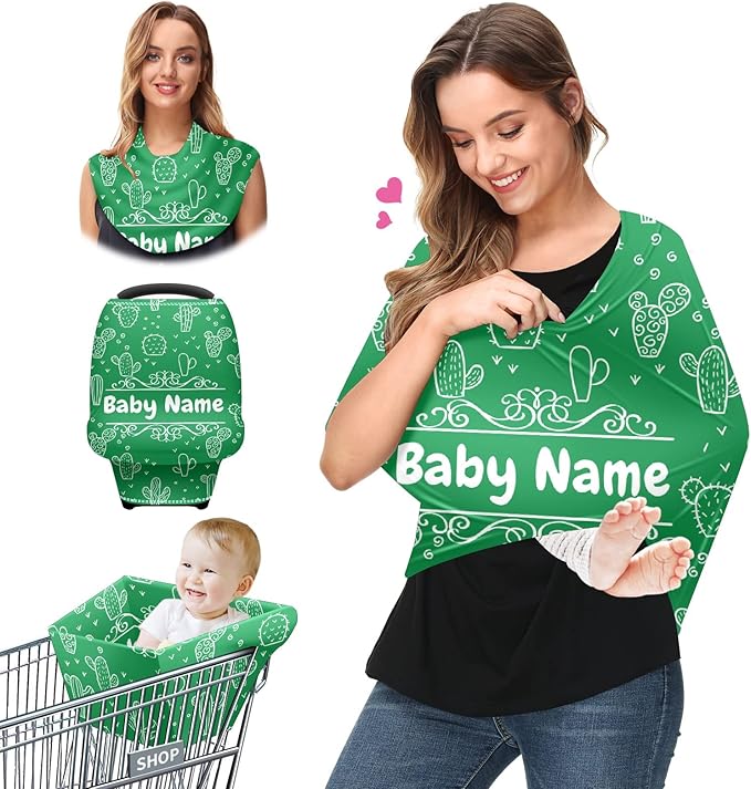 Baby Car Seat Stroller Cover Nursing Cover New Mom Breastfeeding Scarf Soft Stretchy Infant Carrier Cover Car Canopy Coverage