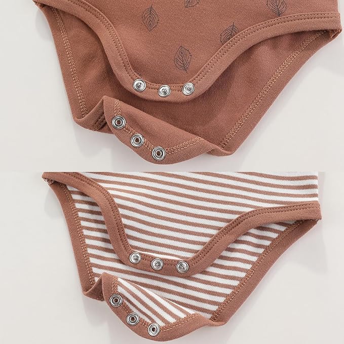 Baby Bodysuit and Pant Set 10-pcs Cotton Soft Newborn Boy Girl Clothes Outfits