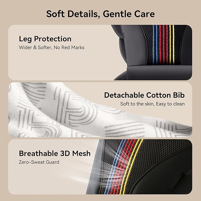 Baby Carrier with Hip Seat, BeBeBus 2-in-1 Ergonomic Newborn to Toddler Carrier up to 44 lbs, Detachable Hands-Free for Infant, All Season Forward-Facing Carry, Fits Waist Sizes up to 38 inch (Black)