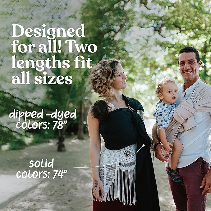 Nalakai Ring Sling Baby Carrier, Soft Linen Baby Sling, Baby Wrap, Comfort, Style, and Giving Back - Carry Your Little One with Love