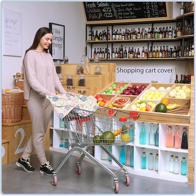 Car Seat Covers for Babies - Multi- use Nursing Carseat Canopy, Breastfeeding Covers, Baby Shower Gifts for Boys and Girls (Cactus)