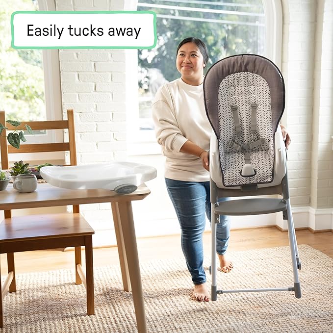 Ingenuity Trio Foldaway 6-in-1 Baby High Chair, 6 Ways to Use, Toddler Chair, Foldable Legs, 6M-5Y - Quill