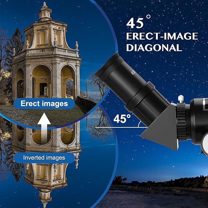 AOMEKIE 40070 Telescopes for Astronomy Beginners and Adults 70mm Astronomical Telescopes with Adjustable Tripod K6/25 Eyepieces Phone Adapter