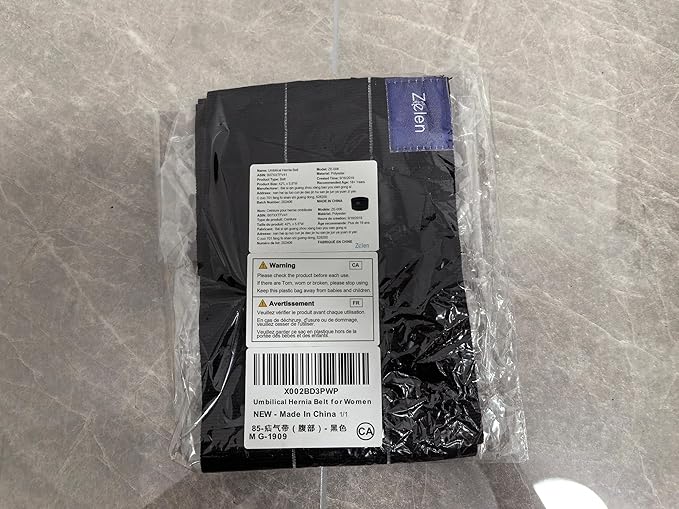 Umbilical Hernia Belt for Men Women Hernia Support Abdominal Binder Post Surgery Stomach Binder Belly Band for Men Surgical Binder Compression Navel Hernia Band Brace Abdominal Wrap (32-42 in)