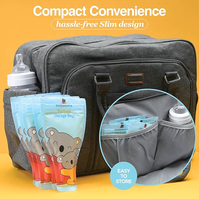 30 Pack Baby Formula Storage Bags Dispenser Disposable Baby Formula Container