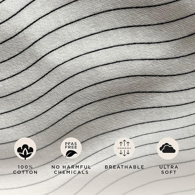 Moby Baby Wrap Carrier Classic by Petunia Pickle Bottom for Newborns to Toddlers (8-33lbs), Infant Sling Carrier, Lightweight & Hands Free Design, Adjustable for All Body Types (Ripple)